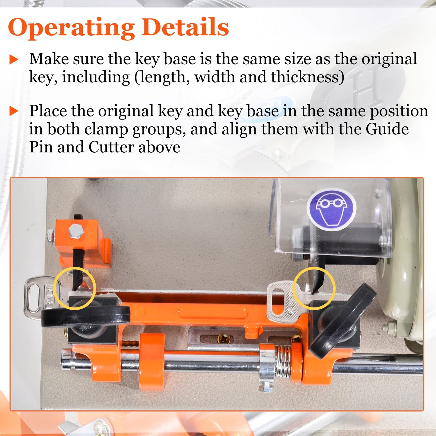 Key Duplicator Machine Key Cutter Tool for Locksmiths Hardware Stores