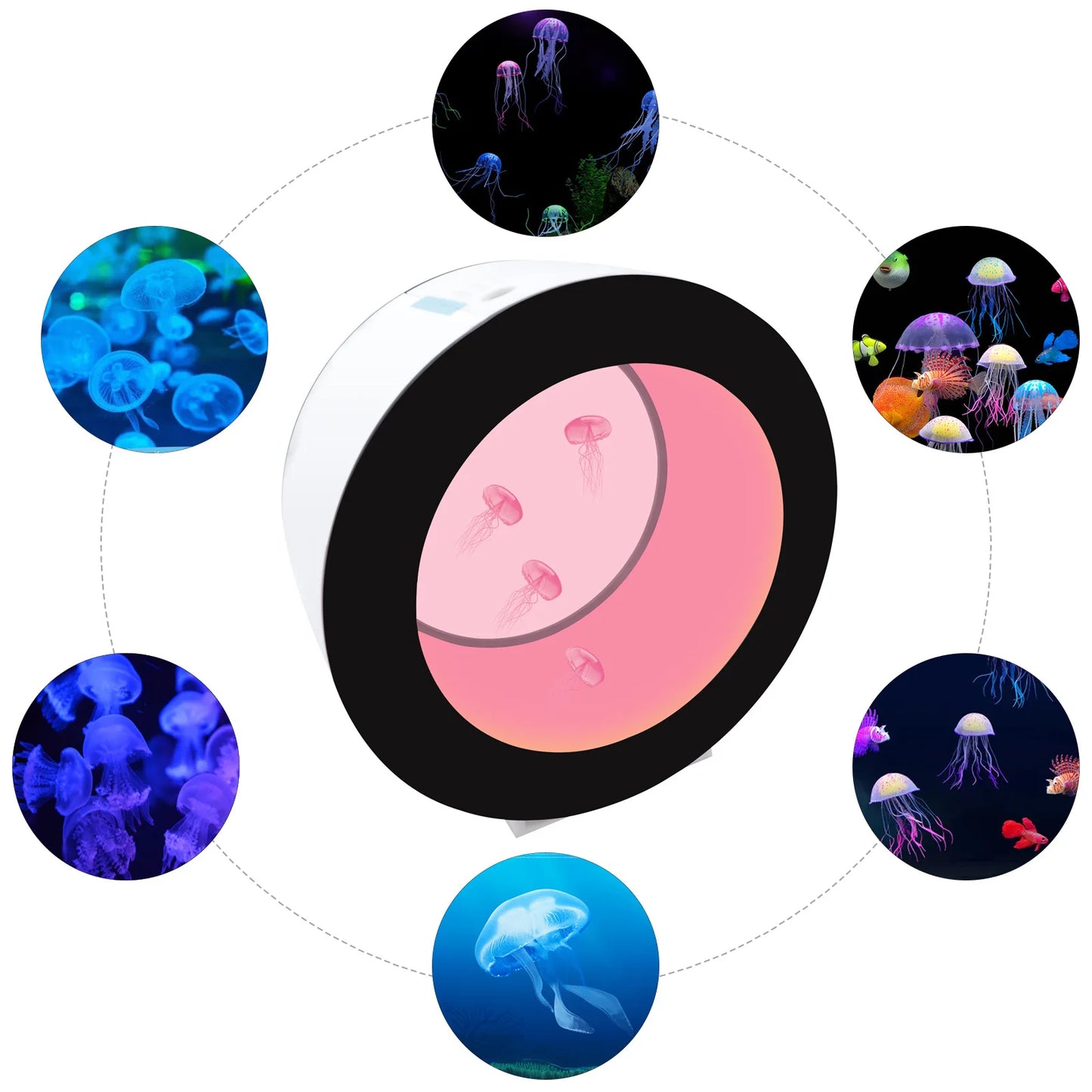 Electronic Jellyfish Aquarium LED Lighting With Remote Control