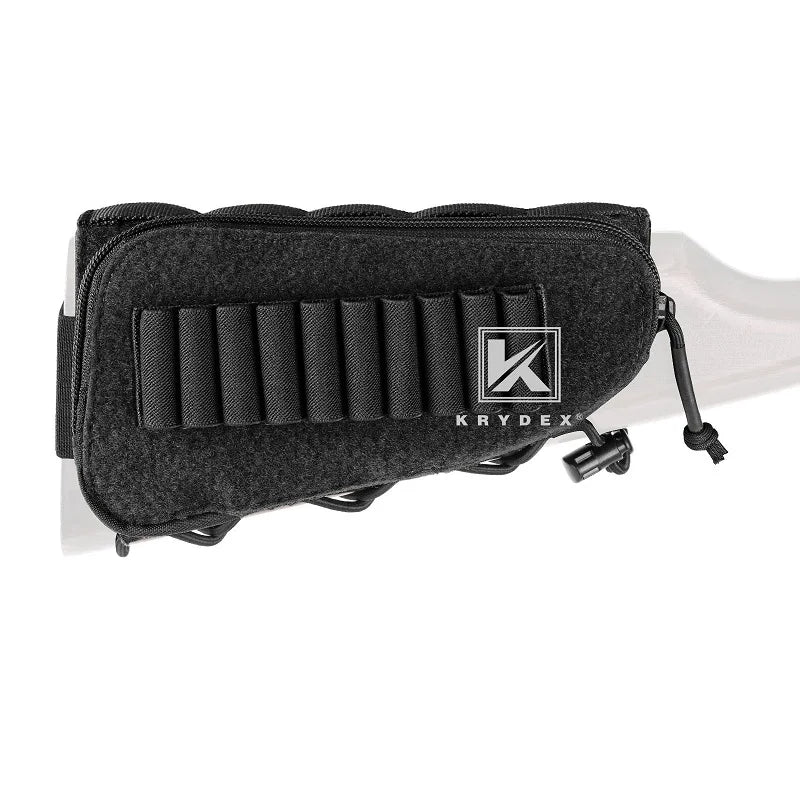 KRYDEX Tactical Buttstock Ammo Shell Holder and Utility Pouch