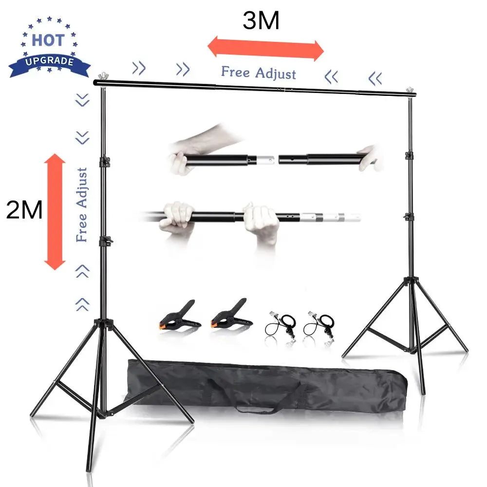 SHCN Background Stand Crossbar Photography Backdrop System