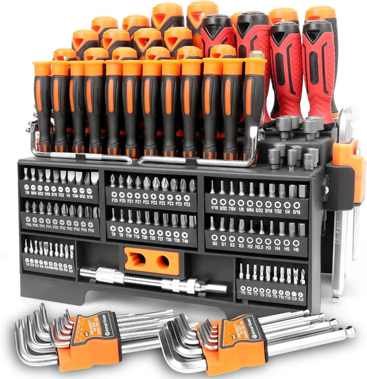Magnetic Screwdriver Set With Premium Chromium Vanadium Steel Tools