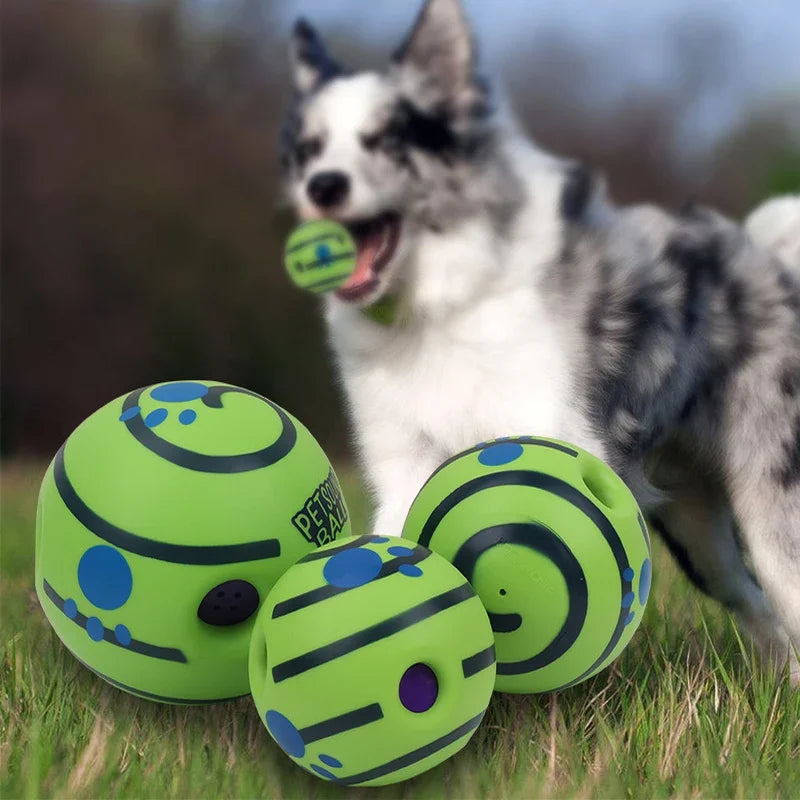 YTYIN Wobble Wag Giggle Ball Dog Toy For Attention