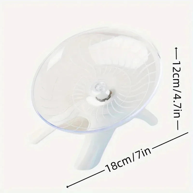 Hamster Running Wheel Toy For Small Pets Silent Rotating Disc