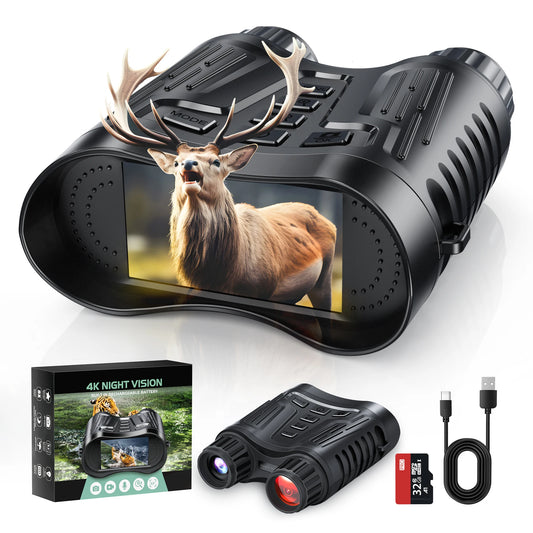 DIYIMI Night Vision Binoculars 8X Digital Zoom 1000ft IR Illuminator