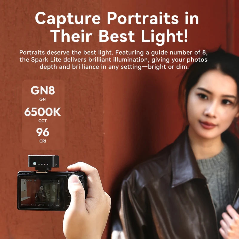 VIJIM Spark Lite LED Camera Light For DSLR And Vlogging