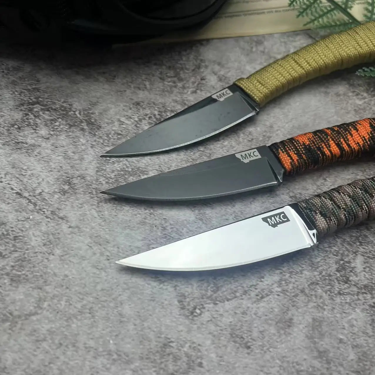 DIY Supplies Woodworking Montana MKC Fixed Blade Knife Outdoors