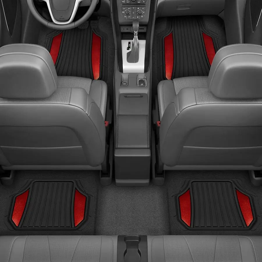 All Weather Rubber Car Floor Mats Full Set
