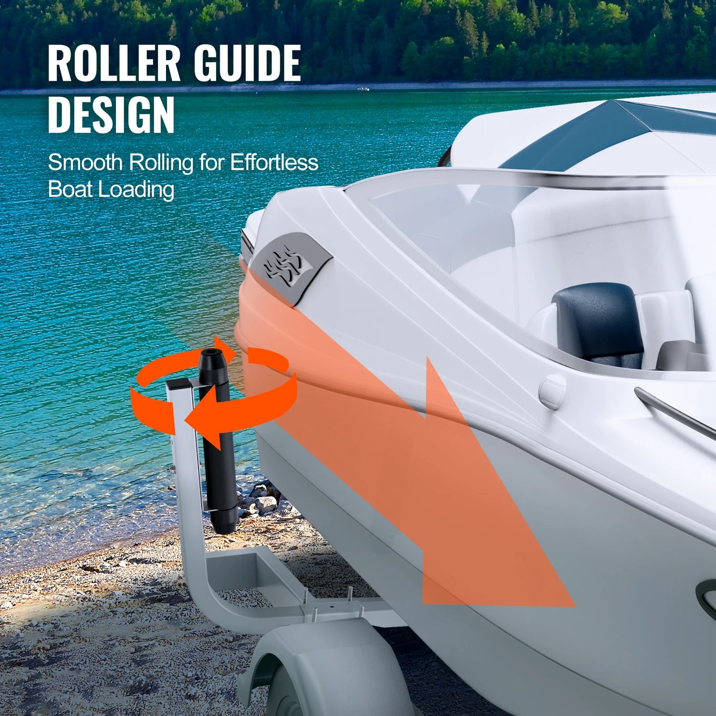 SucceBuy Boat Trailer Guide Poles for Ski Boat Sailboat Trailers