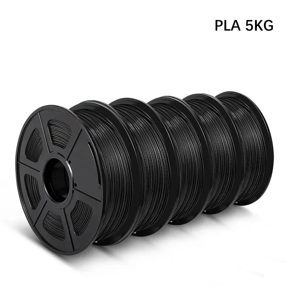 SUNLU 5KG PLA/ PLA Plus Filaments 5 Rolls 3D Filament 1KG/roll 1.75mm 100% Filament Lines Up Neatly For 3D Printing From EU US