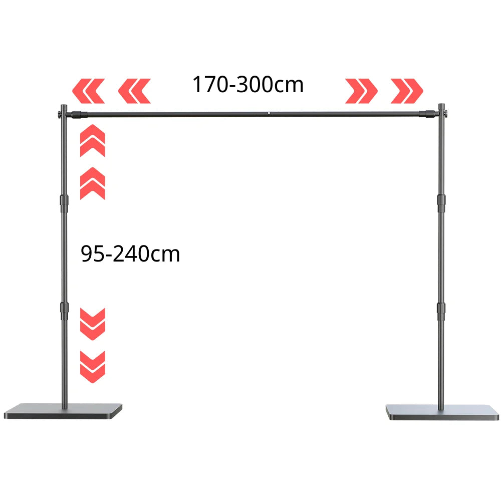 SHCN Background Stand Crossbar Photography Backdrop System