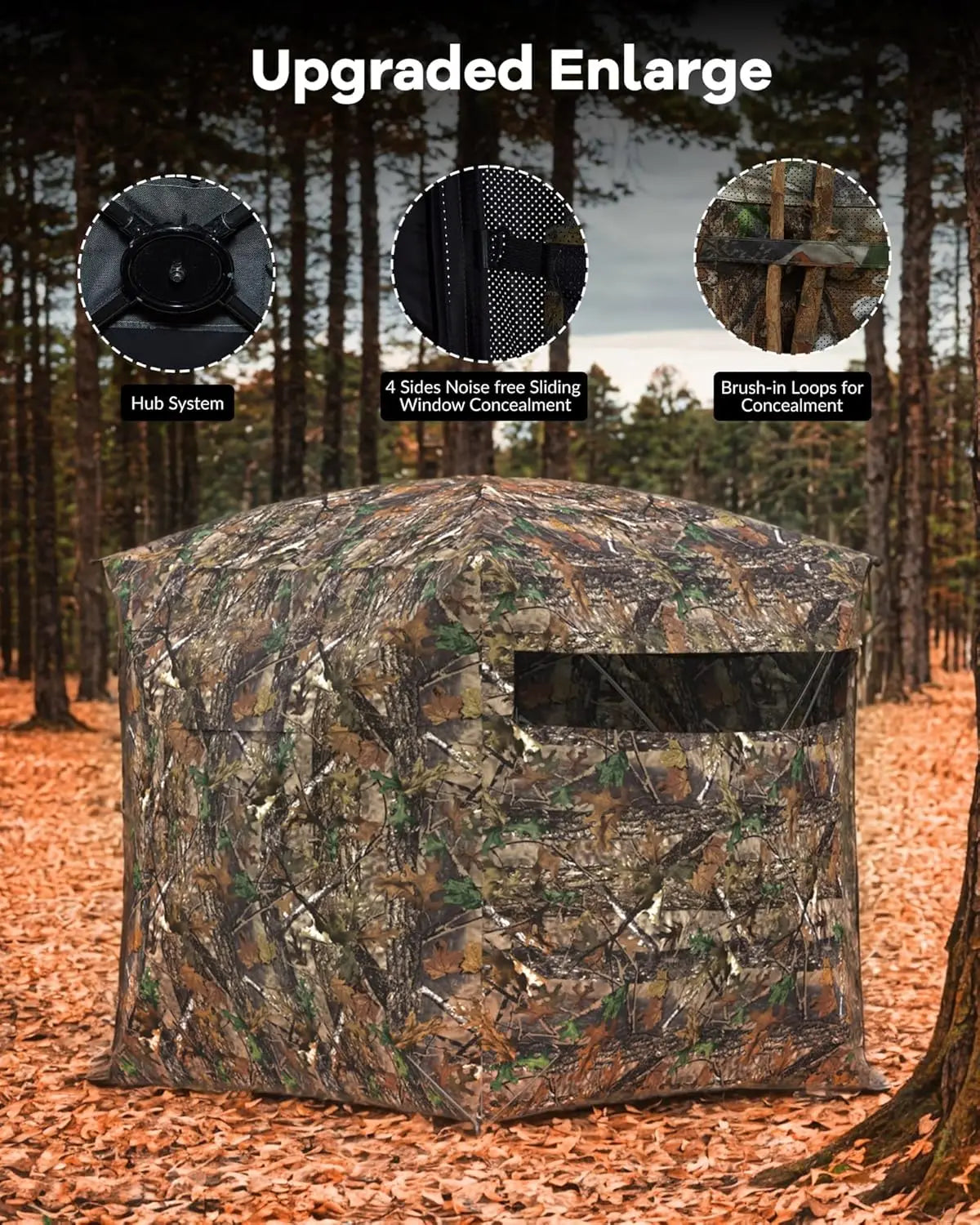 Twister CK Lightweight Pop Up Ground Blind 4-6 Hunters