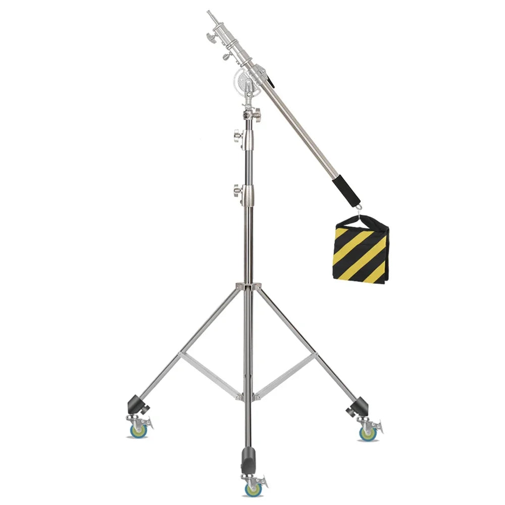 SH Stainless Steel Tripod Light Stand for Ring Light Softbox