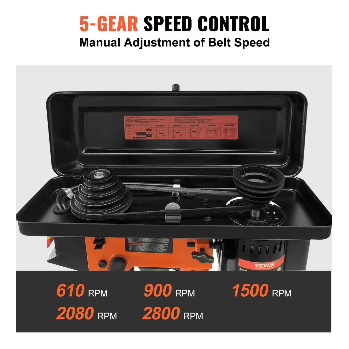 SucceBuy Tabletop Drill Press 3.2 Amp 120V 5 Speed