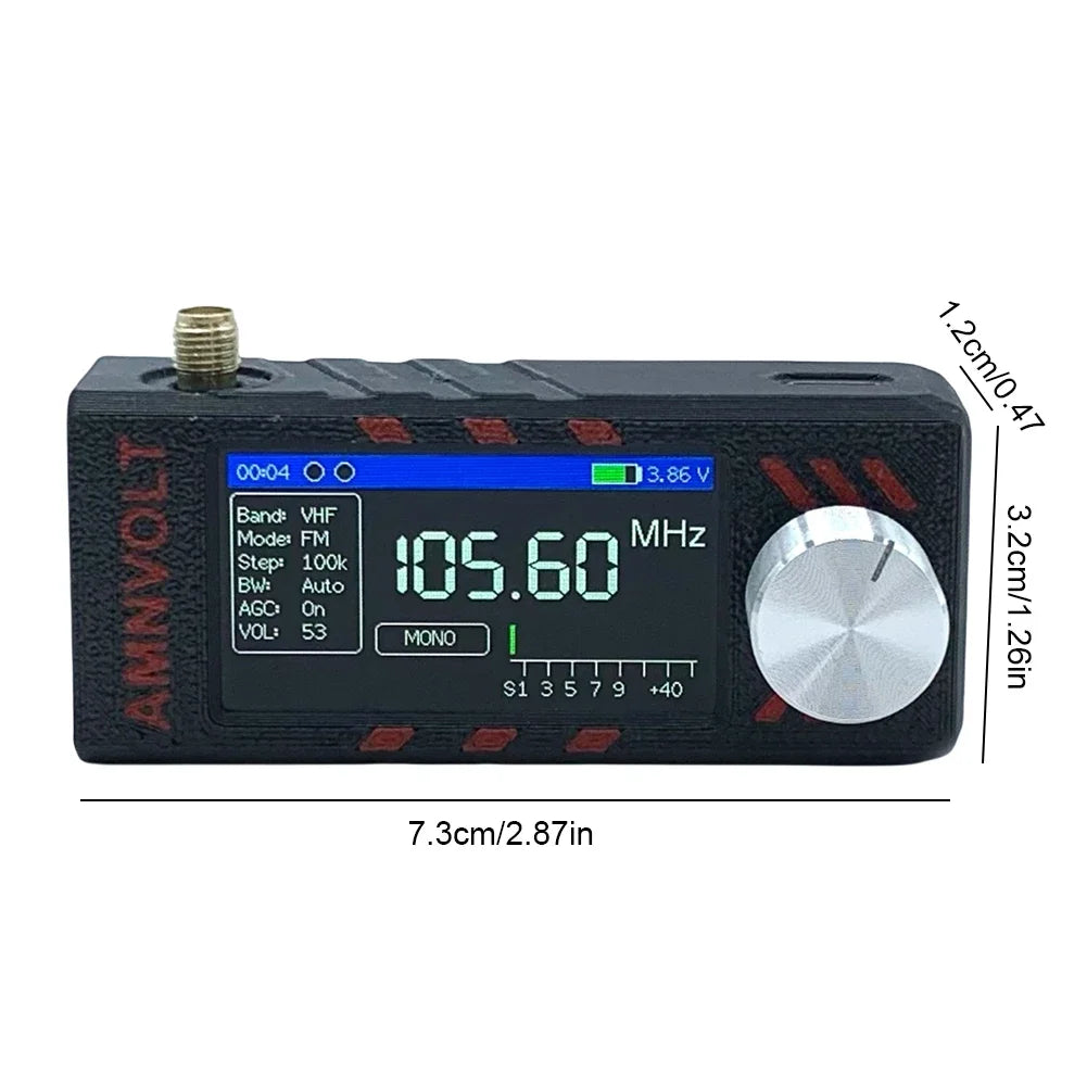 HOSPORT SI4732 All Band Pocket Radio Receiver USB AM FM
