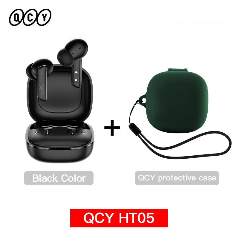 QCY HT05 ANC Wireless Earbuds 40dB Noise Cancellation Bluetooth 5.2