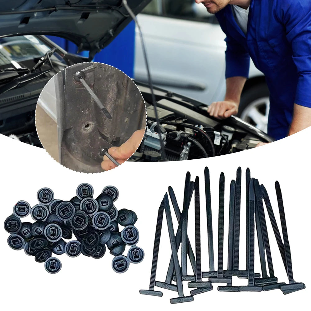 Nylon Heavy Duty Self Locking Cable Tie Straps Universal Buckle