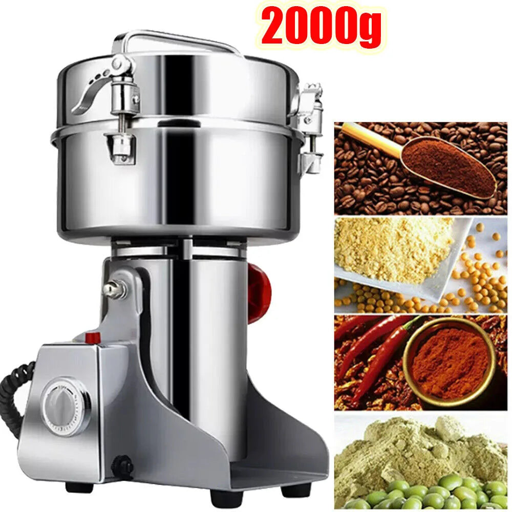 Hign-concerned Chemical Electric Grain Mill Grinder Stainless Steel Pulverizer