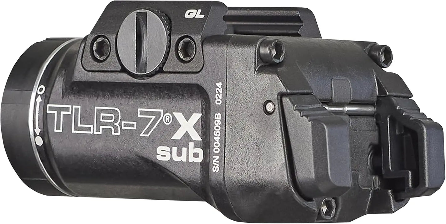 Tactical Weapon Light for Subcompact Handguns With Mounting Kit