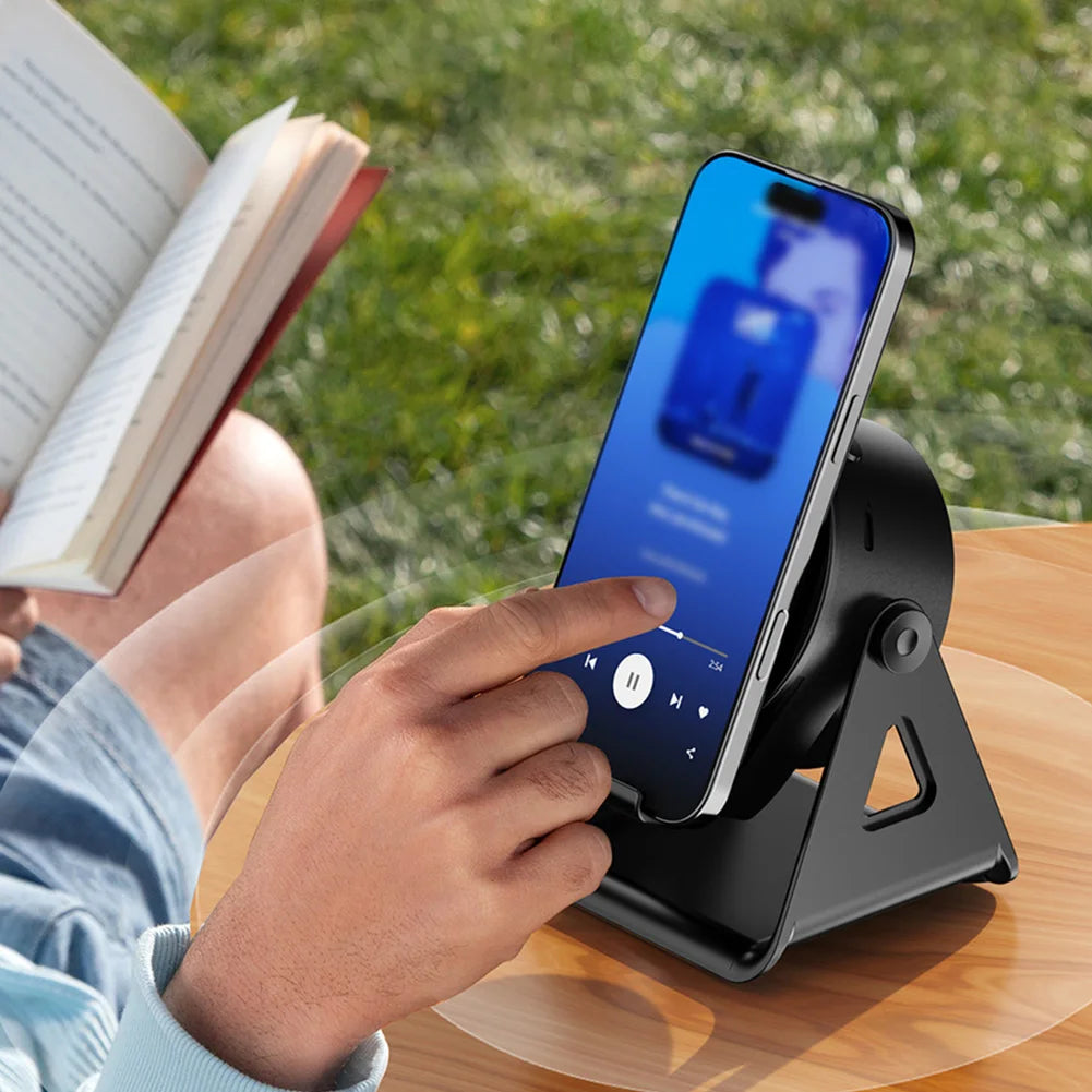 Shunmaii 3in1 Wireless Bluetooth Speaker Phone Stand RGB Ambient Light