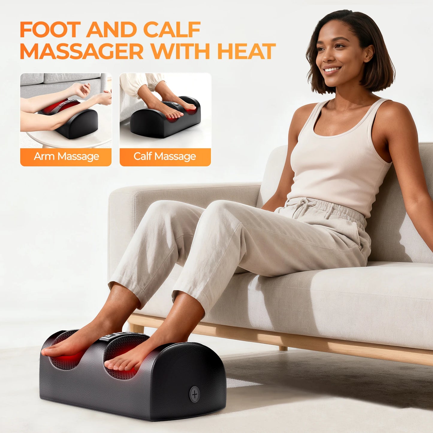 HOMEMASSAE Shiatsu Full Body Massage Mat With Heat and 9 Intensity Levels