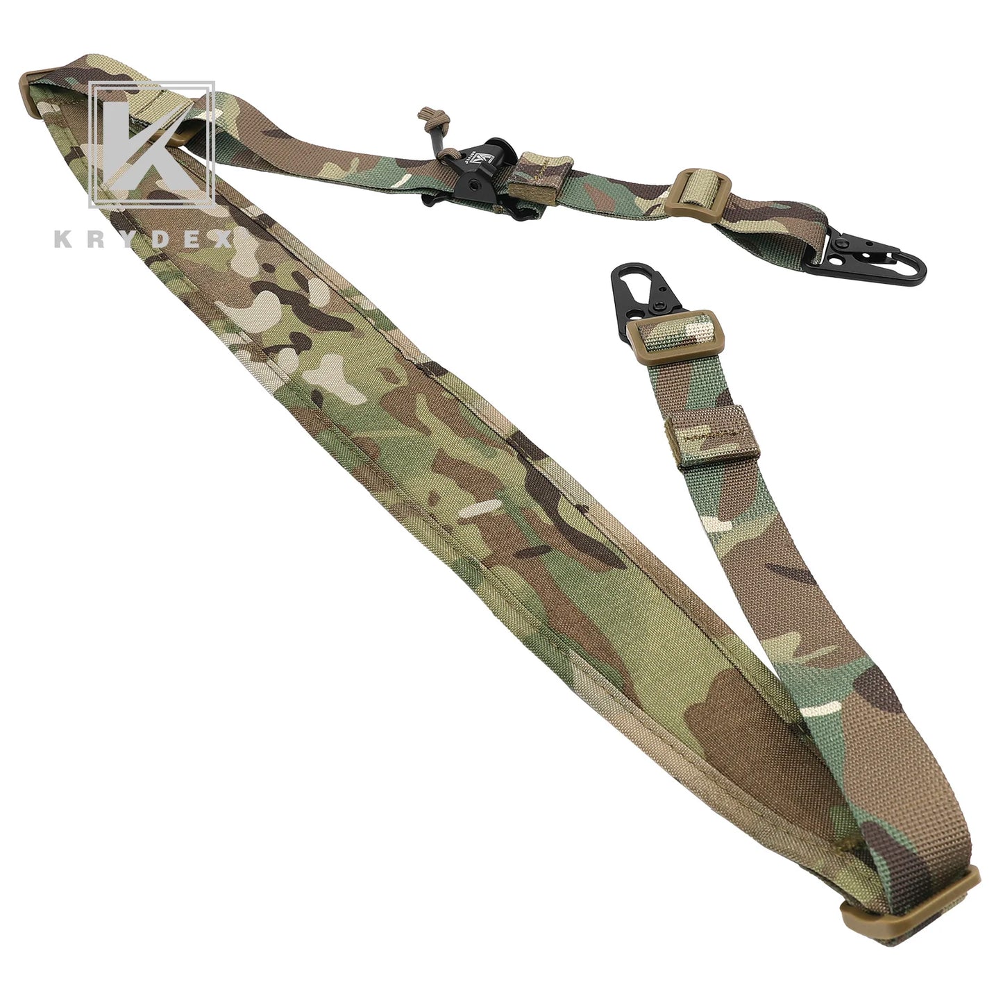 KRYDEX Tactical Modular Slingster Gun Strap 2 Point Removable Padded