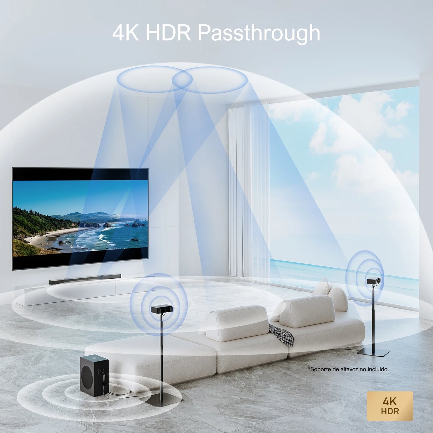 ULTIMEA 5.1.2 Dolby Atmos Soundbar with 4K HDR Passthrough