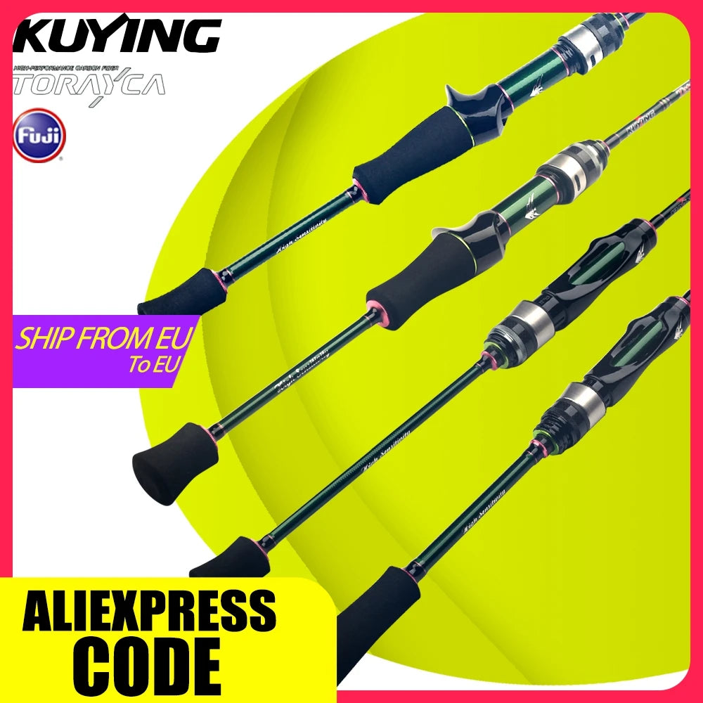 Kuying Teton Stream Fast Action Carbon Fishing Rod 6to10lb