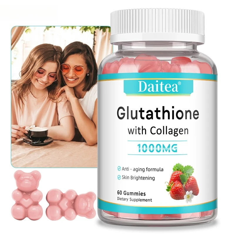 Didacat Glutathione Collagen Gummies With Vitamin C For Skin