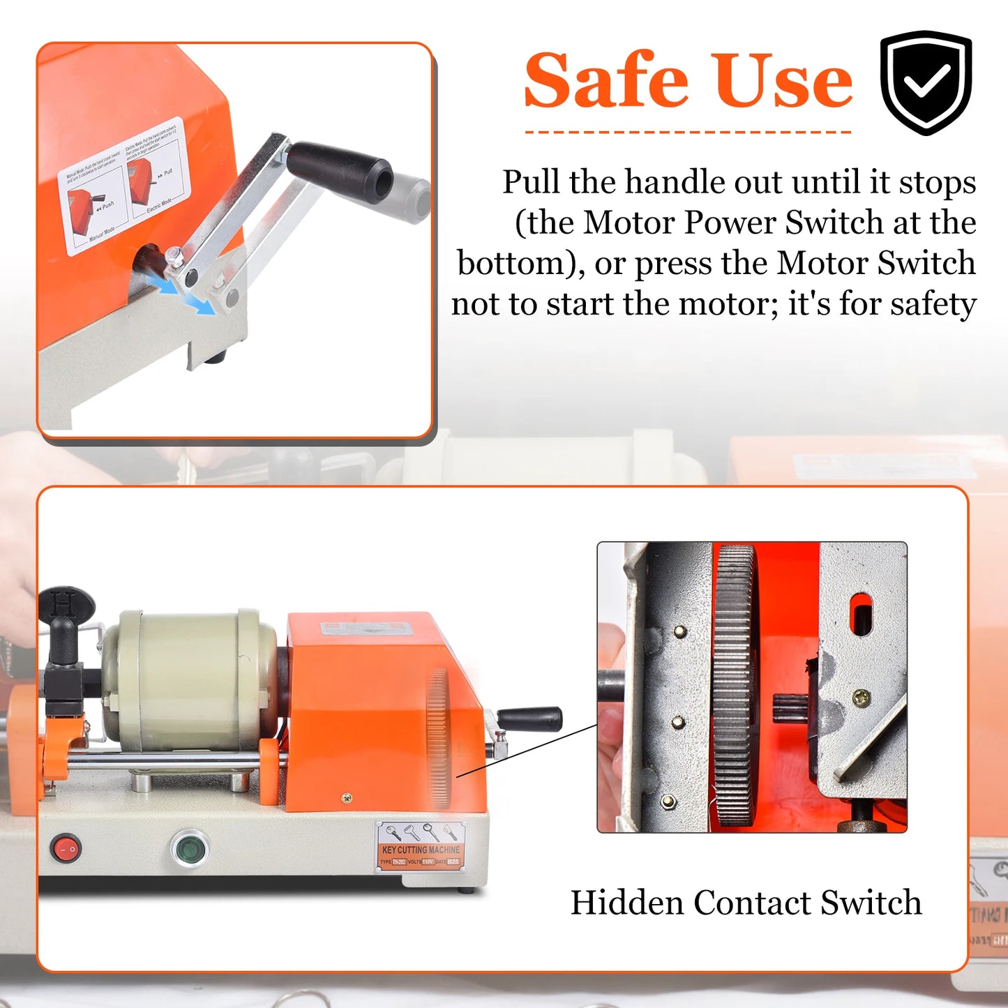 Key Duplicator Machine Key Cutter Tool for Locksmiths Hardware Stores