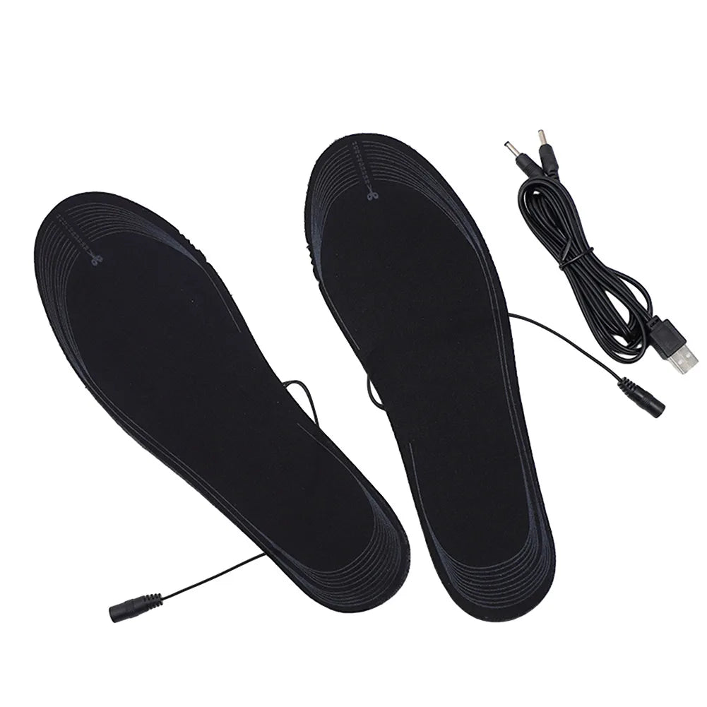 Shunmaii Unisex Electric Heated Insoles Adjustable Temperature