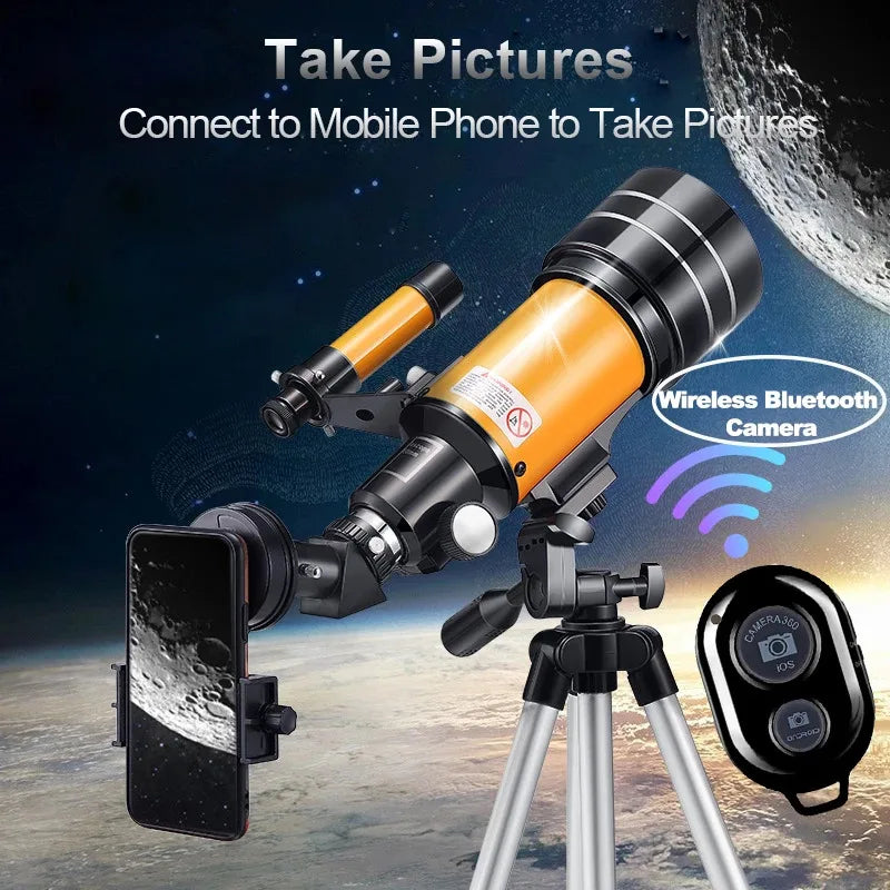 Borwolf 150x Monocular Astronomical Telescope F30070 HD Night Vision