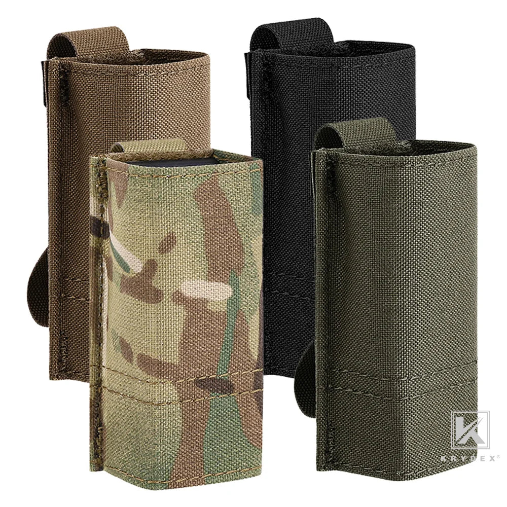 KRYDEX Tactical 9mm Pistol Magazine Pouch With MOLLE Kydex Insert