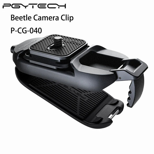 PGYTECH Beetle Camera Clip With Plate Quick Release System