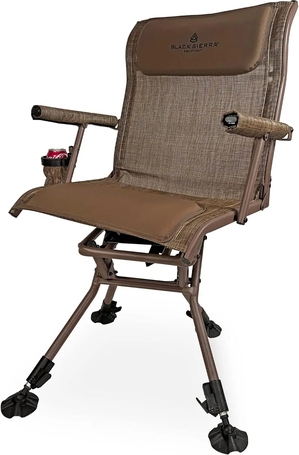 Heavy Duty 360 Swivel Hunting Chair With Padded Armrests