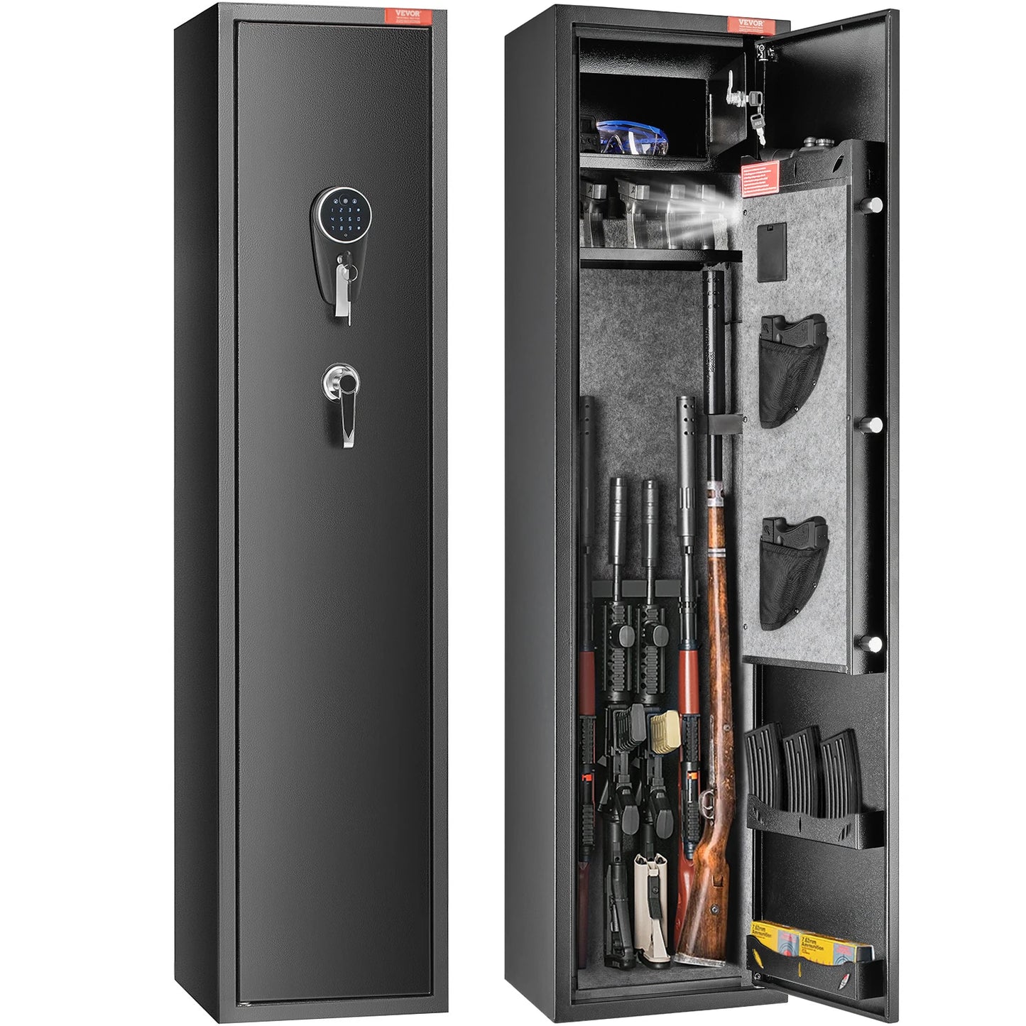SucceBuy Gun Safe With Digital Keypad And Removable Shelf