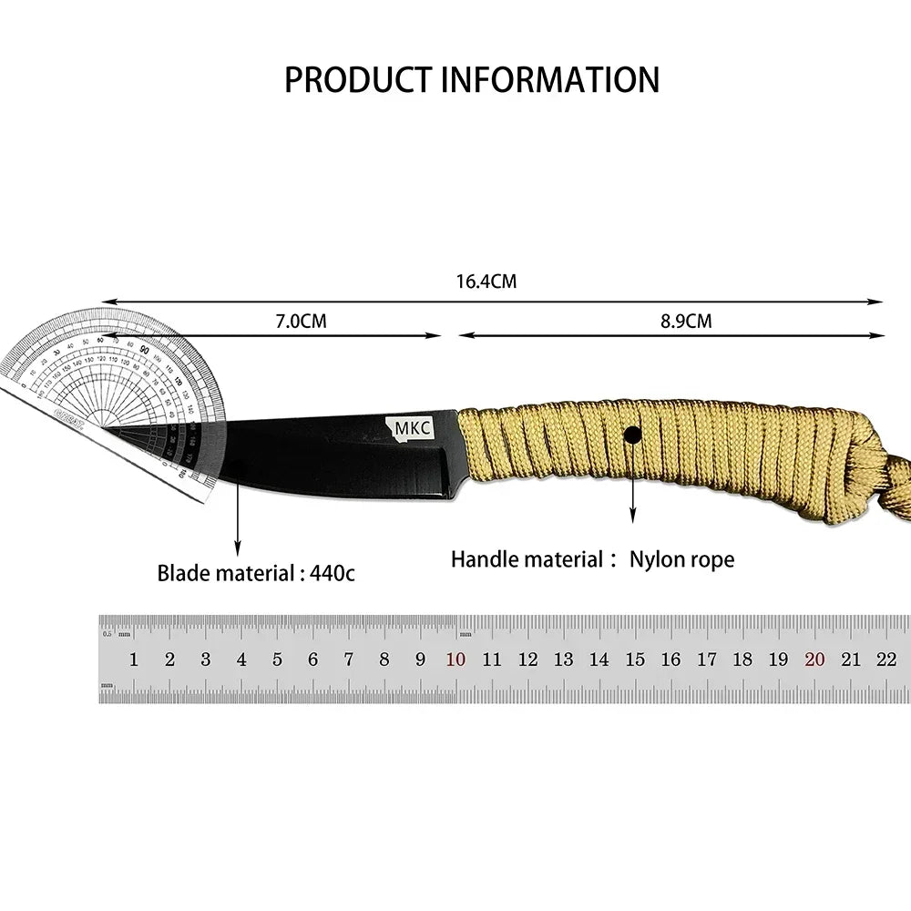 DIY Supplies Woodworking Montana MKC Fixed Blade Knife Outdoors