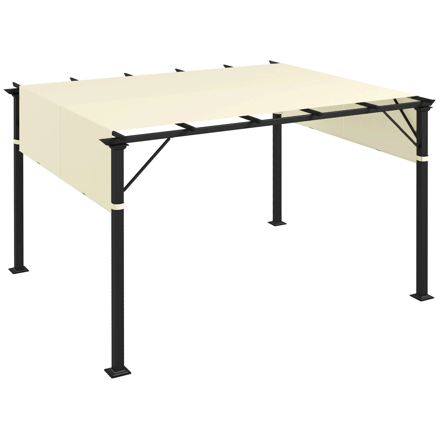 Outsunny Pergola Shade Cover Set for Canopy Protection