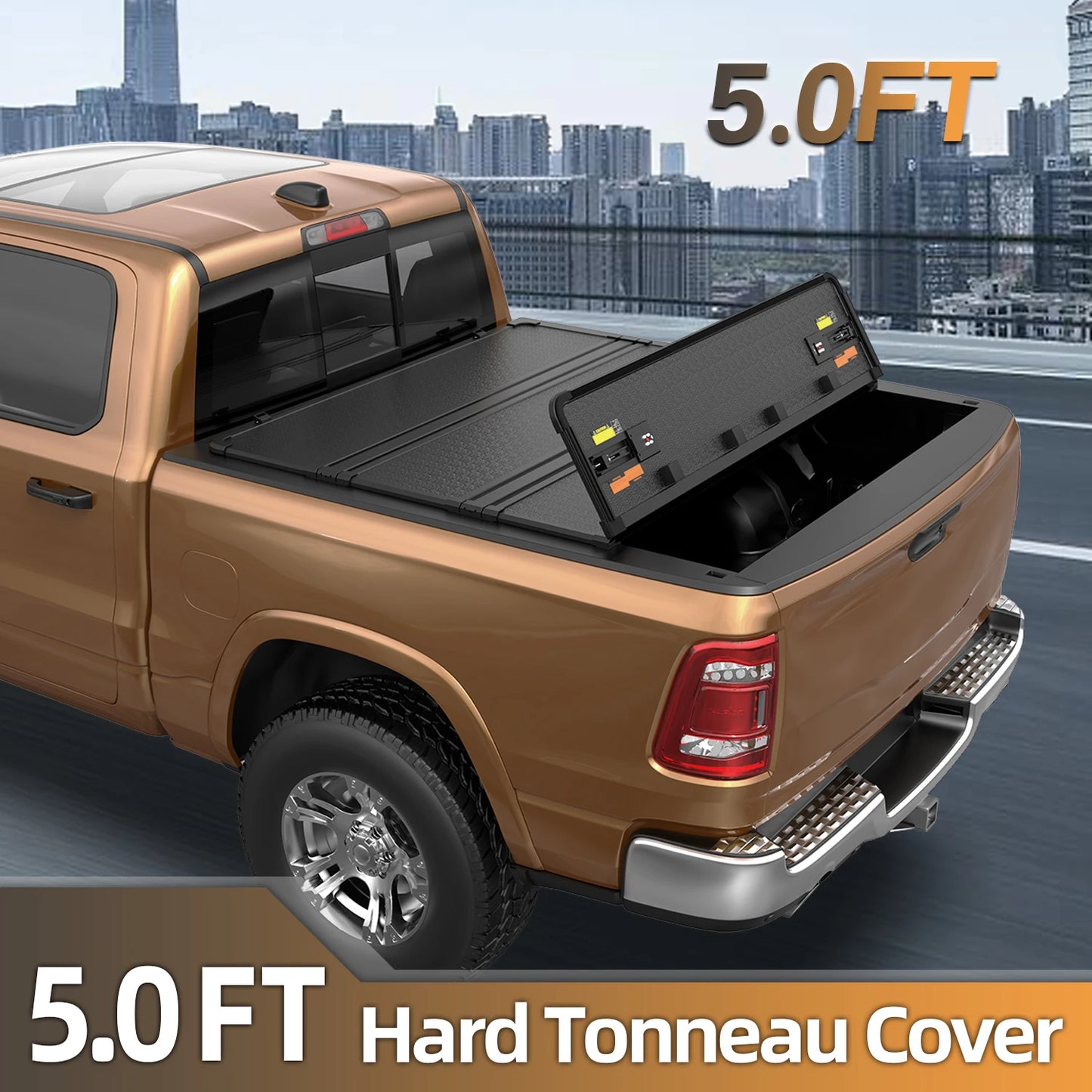 3 Fold Truck Bed Tonneau Cover For Colorado Canyon
