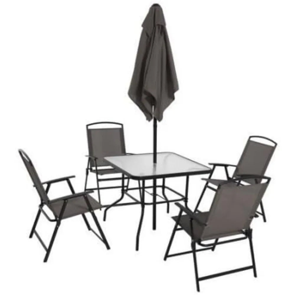 Albany Lane 6-Piece Folding Outdoor Dining Set for Patio