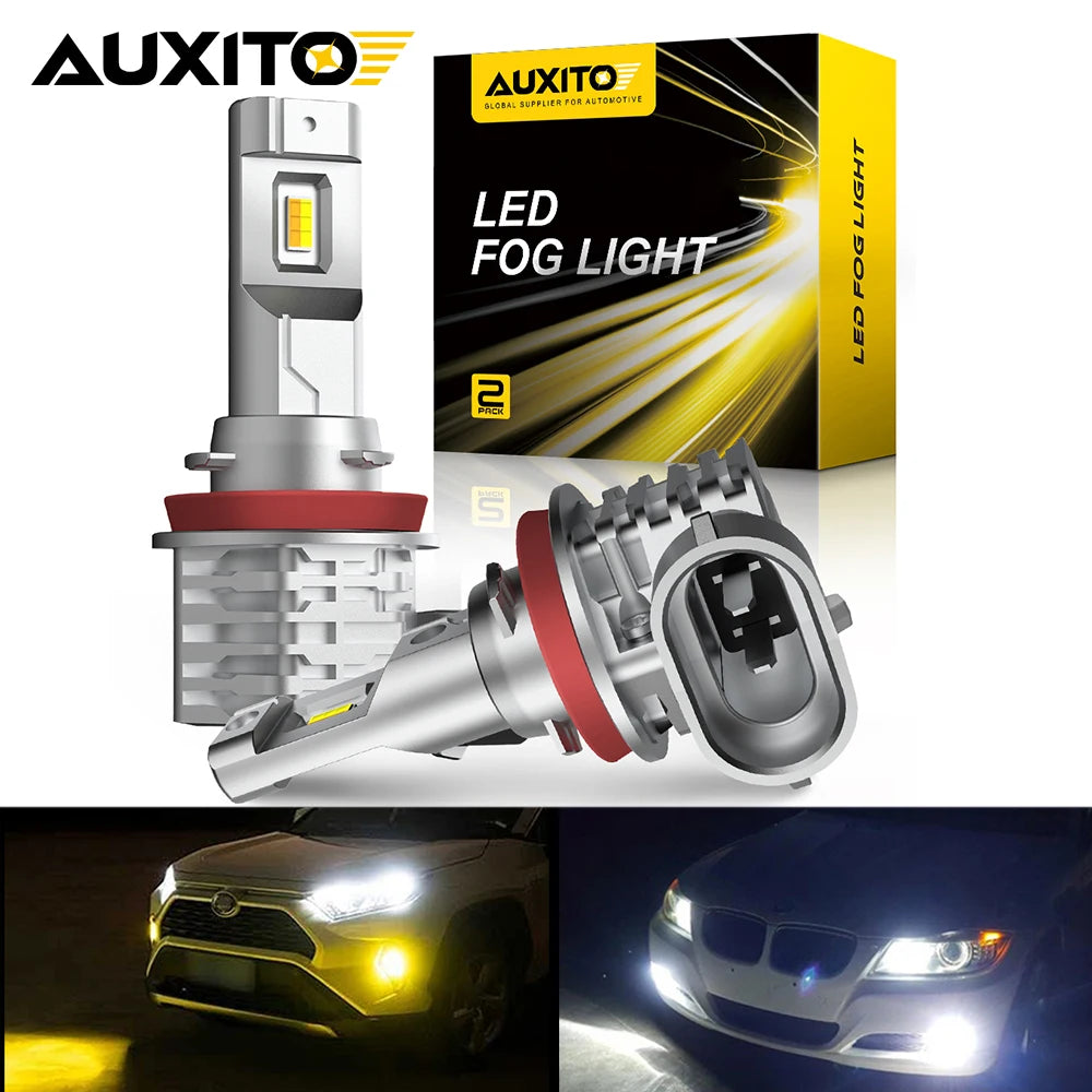 AUXITO H8 H11 LED Fog Lights Kit Wireless 12V