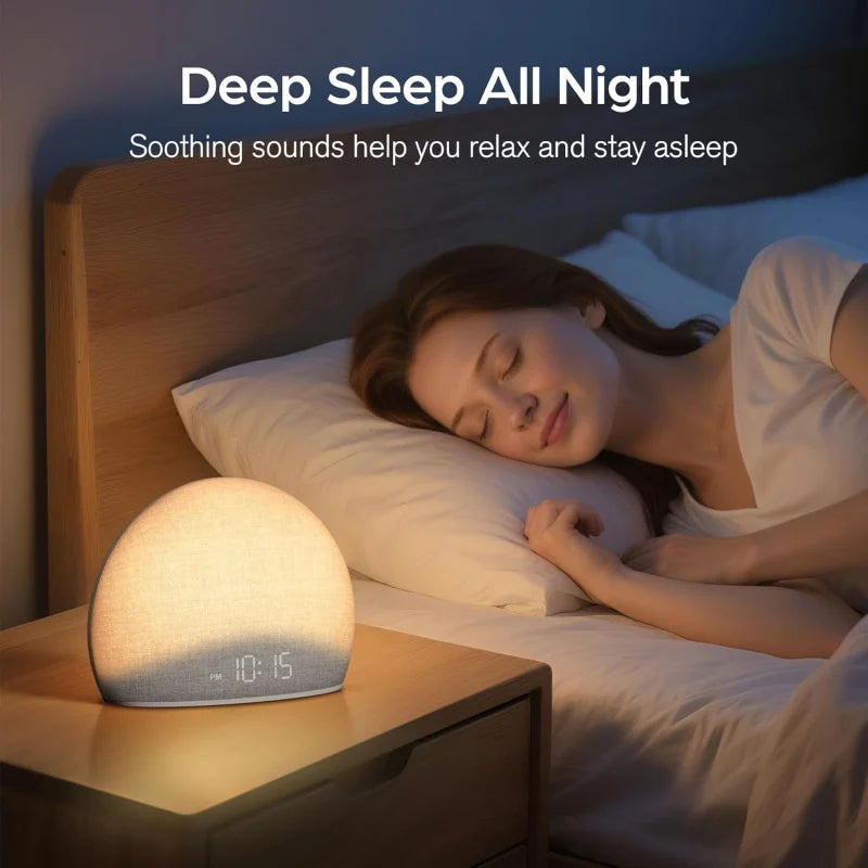 Sunrise Alarm Clock With White Noise And Wake Light
