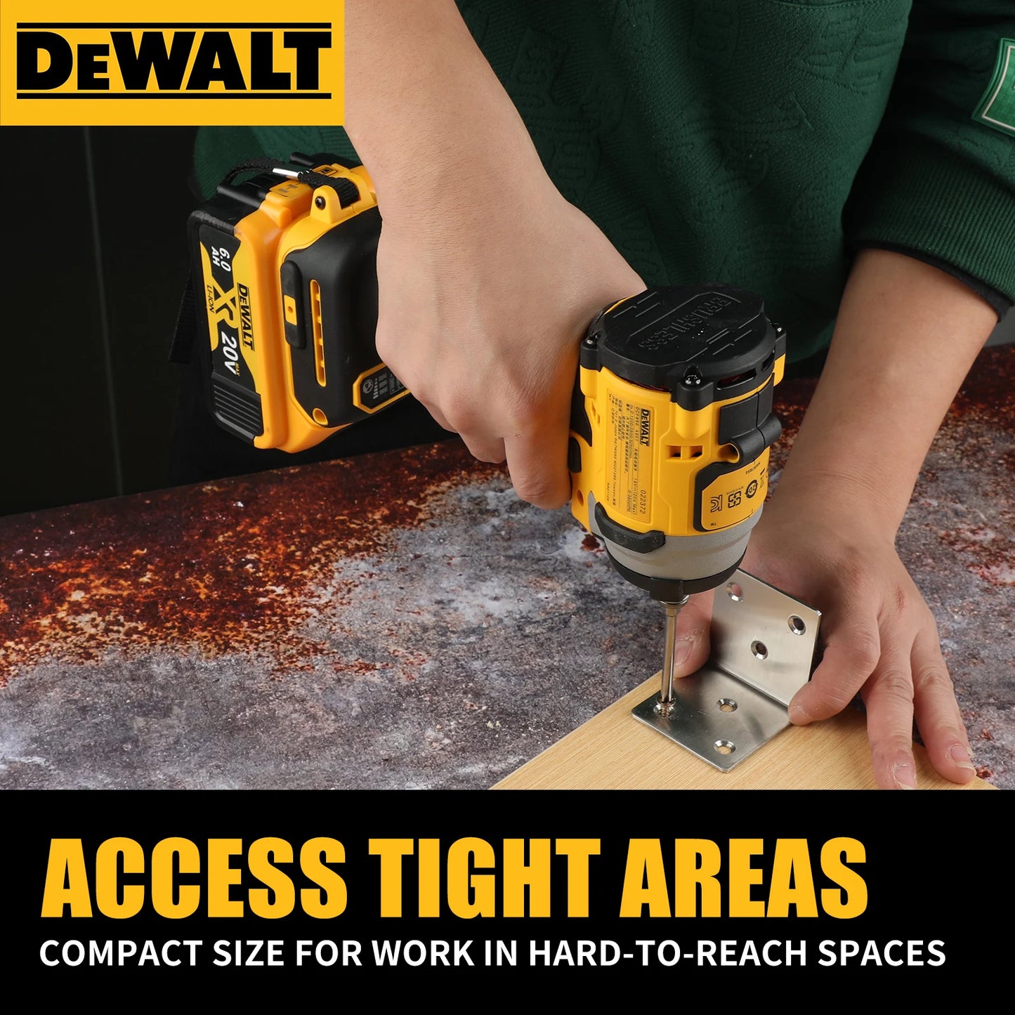 DEWALT DCF850 20V Cordless Impact Wrench High Torque Tool