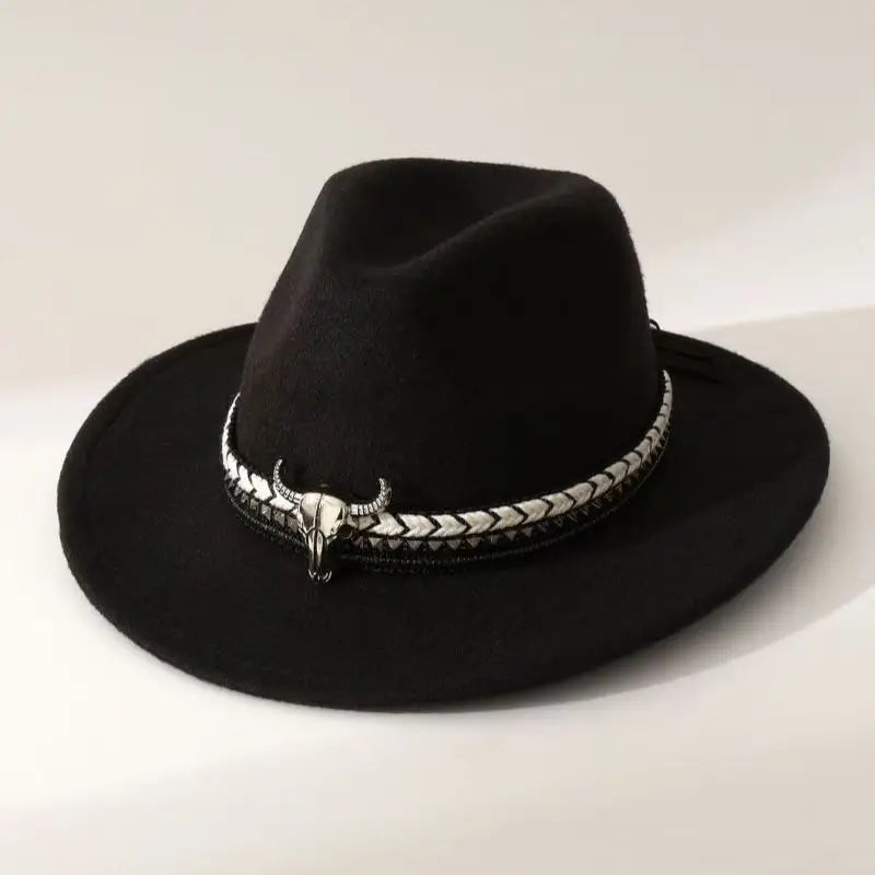 New Heart Shaped Cowboy Head Accessories Cowboy Hat Felt Hat New Men's and Women's Outdoor Knight