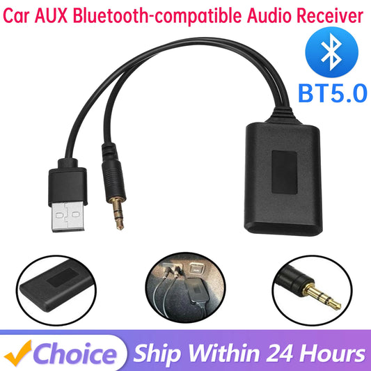 Shunmaii Bluetooth Aux Receiver Car Adapter For BMW E90 E93