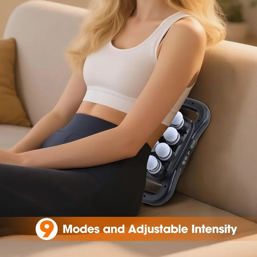 16 Head Massage Gun Percussion Massager With 9 Levels