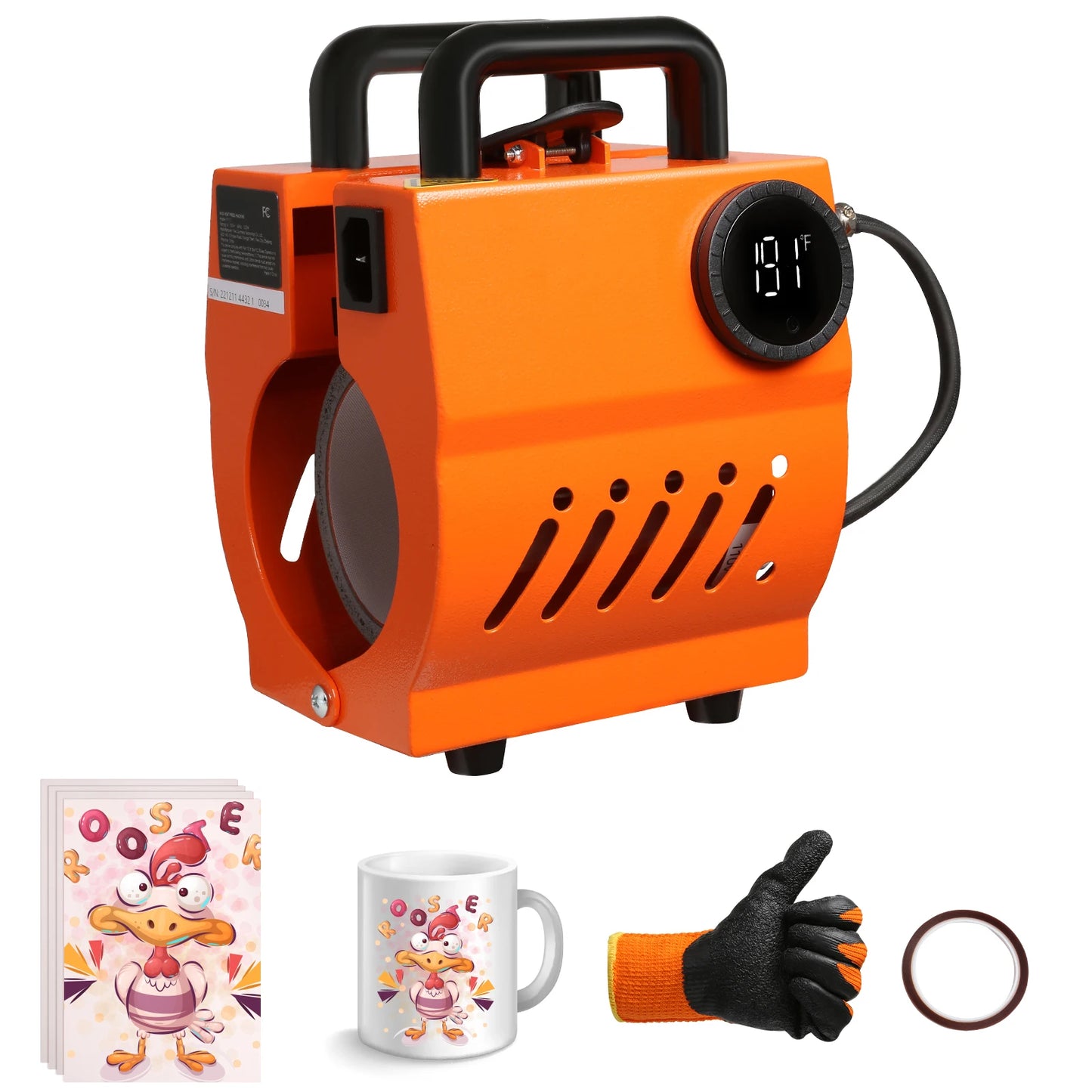 SucceBuy Mug Heat Press Sublimation for DIY Gift Projects
