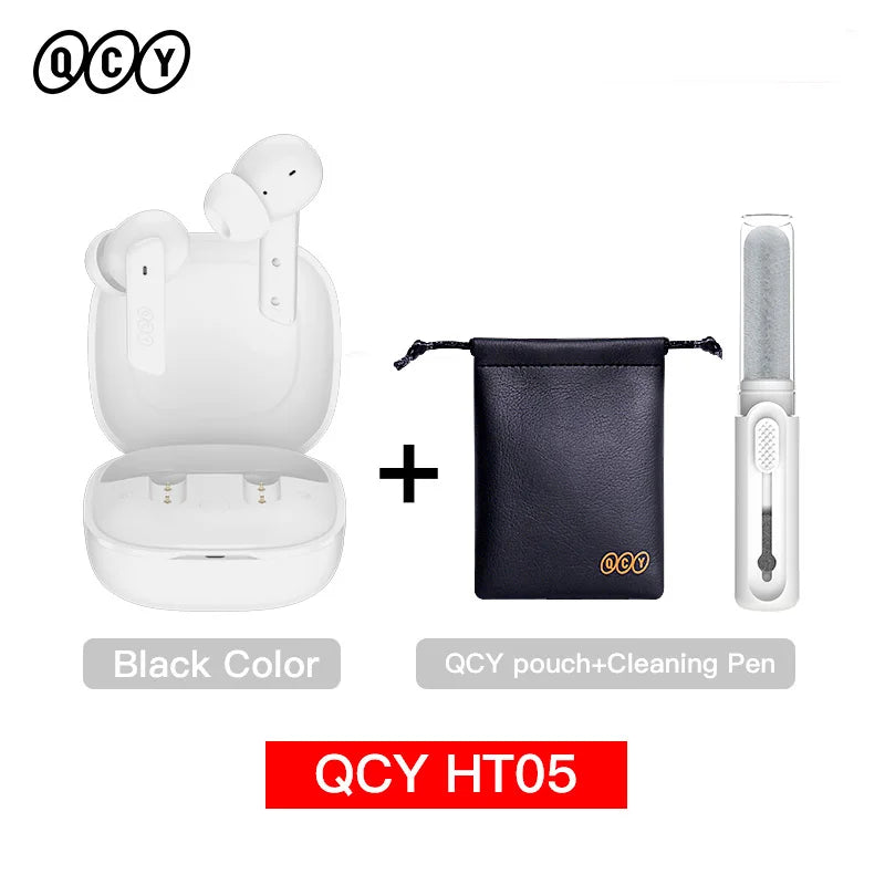 QCY HT05 ANC Wireless Earbuds 40dB Noise Cancellation Bluetooth 5.2