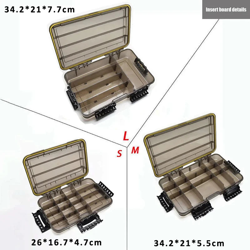 Waterproof Fishing Tackle Box High Capacity Storage