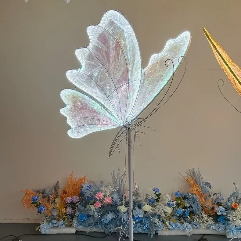 Romantic Butterfly LED Lace Ceiling Light For Wedding Decor