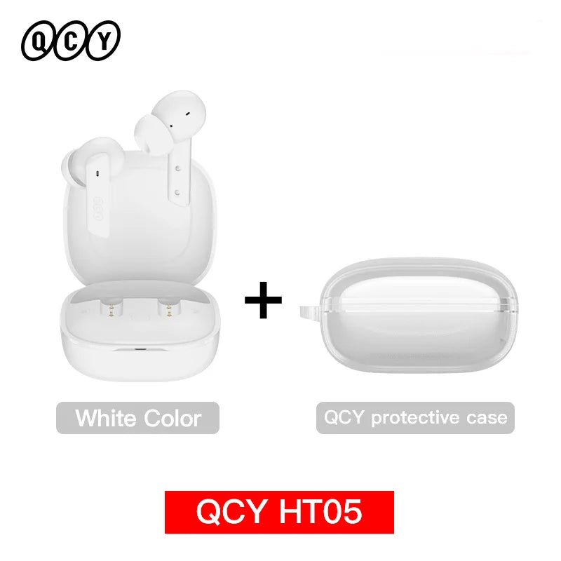 QCY HT05 ANC Wireless Earbuds 40dB Noise Cancellation Bluetooth 5.2